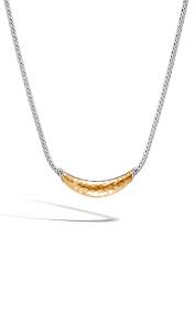 John Hardy Jewellery - Necklace John Hardy Hammered Two-Tone Arch Necklace
