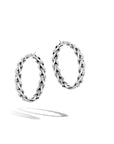 John Hardy Jewellery - Earrings - Hoop John Hardy Silver Asli Chain Link Medium Hoop Earrings