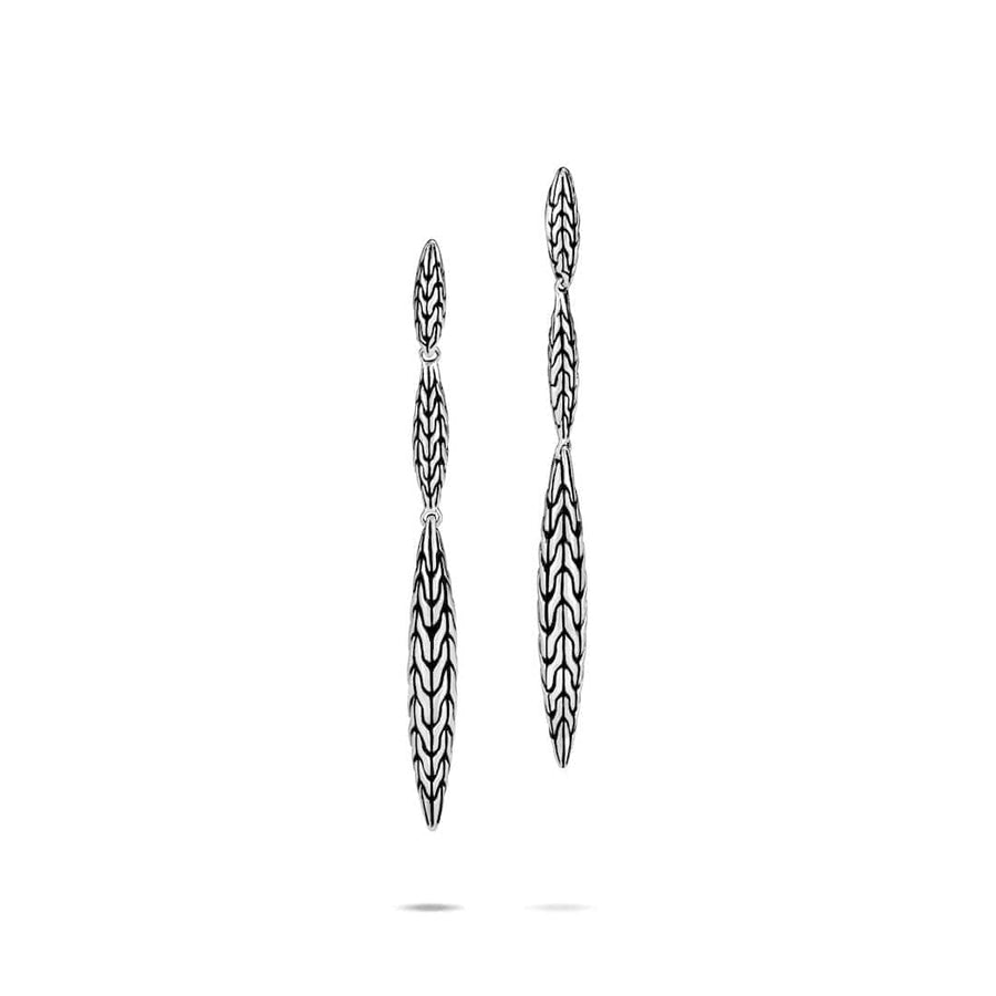 John Hardy Jewellery - Earrings - Drop John Hardy Silver Chain Spear Linear Earring