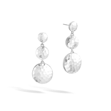 John Hardy Jewellery - Earrings - Drop John Hardy Silver Dot Triple Drop Earrings