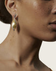 John Hardy Jewellery - Earrings John Hardy Two-Tone Chain Wave Hammered Drop Earrings