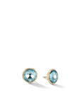 Marco Bicego Jewellery - Earrings - Stud Marco Bicego 18K Yellow Gold Jaipur Blue Topaz Studs