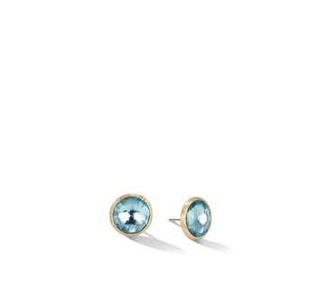 Marco Bicego Jewellery - Earrings - Stud Marco Bicego 18K Yellow Gold Jaipur Blue Topaz Studs