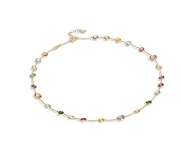 Marco Bicego Jewellery - Necklace Marco Bicego 18K Yellow Gold Jaipur Mix Gem Necklace