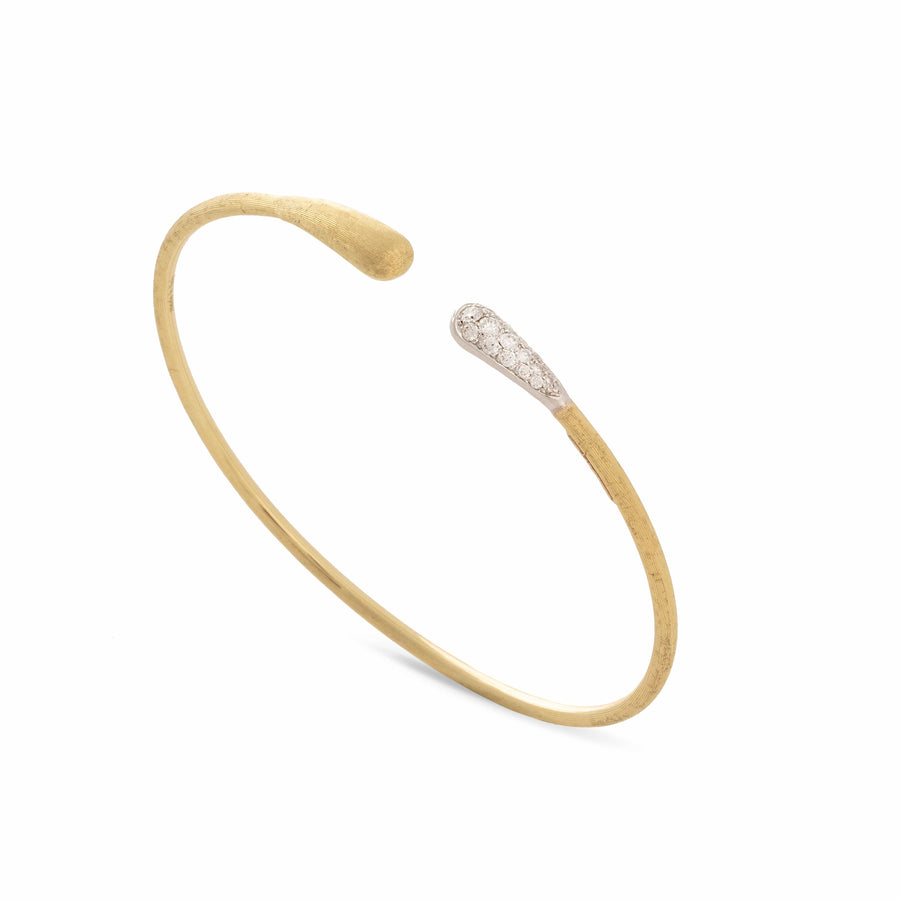 Marco Bicego Jewellery - Bracelet Marco Bicego Lucia 18K Yellow Gold Diamond Accent Bangle