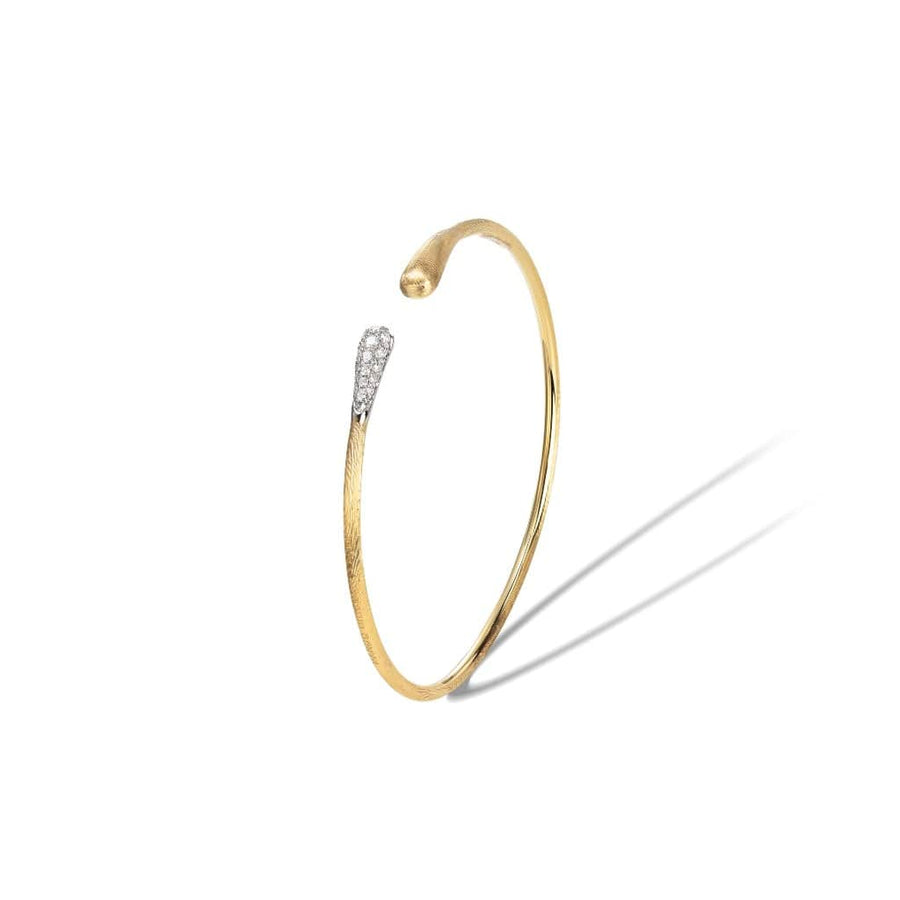 Marco Bicego Jewellery - Bracelet Marco Bicego Lucia 18K Yellow Gold Diamond Accent Bangle