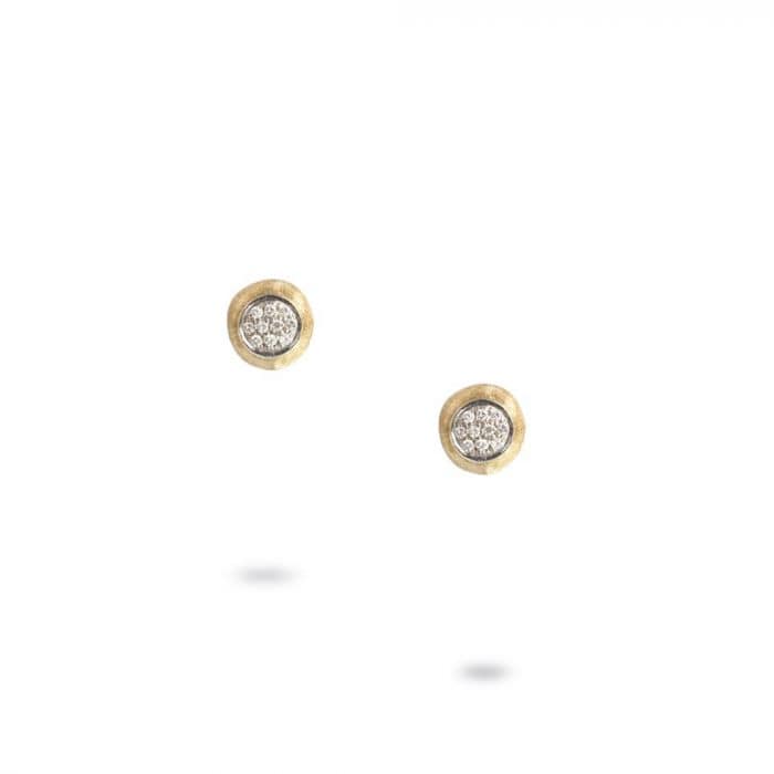 Marco Bicego Jewellery - Earrings - Stud Marco Bicego Yellow Gold and Diamond Delicati Stud Earrings