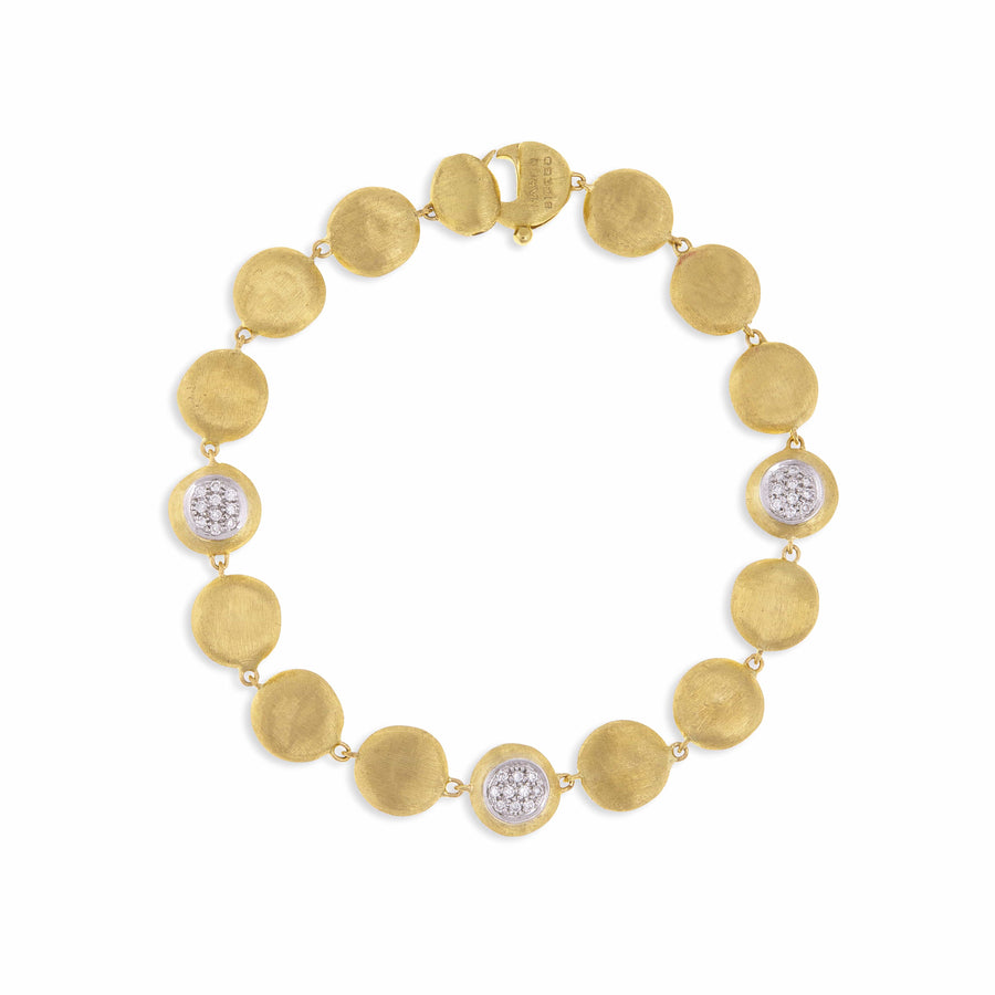 Marco Bicego Jewellery - Bracelet Marco Bicego Yellow Gold and Diamond Jaipur Bracelet