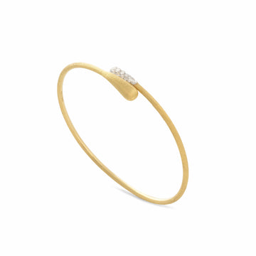 Marco Bicego Jewellery - Bracelet Marco Bicego Yellow Gold and Diamond Lucia Bangle