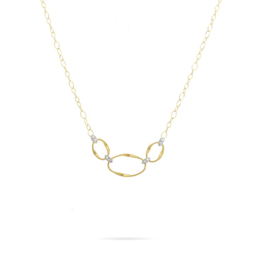 Marco Bicego Jewellery - Necklace Marco Bicego Yellow Gold and Diamond Marrakech Onde Necklace