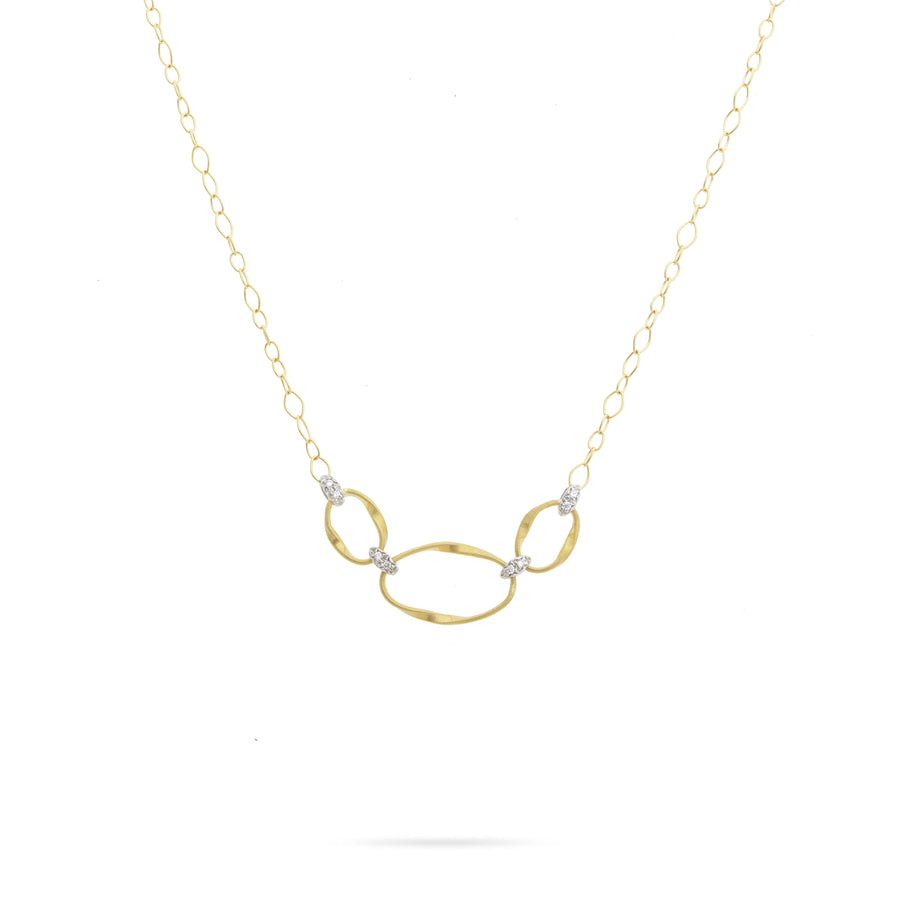 Marco Bicego Jewellery - Necklace Marco Bicego Yellow Gold and Diamond Marrakech Onde Necklace