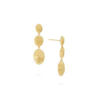 Marco Bicego Jewellery - Earrings - Stud Marco Bicego Yellow Gold Siviglia Triple Drop Earrings