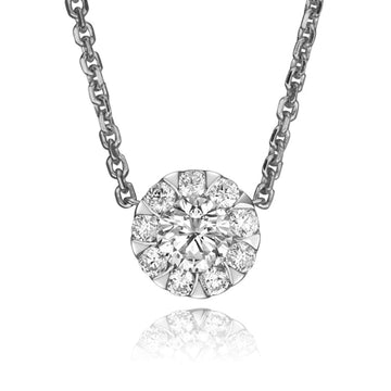 Backes & Strauss Jewellery - Necklace Max Strauss White Gold Diamond Floating Necklace