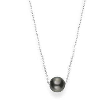 Mikimoto Jewellery - Necklace Mikimoto 18K White Gold Black South Seas Pearl Necklace
