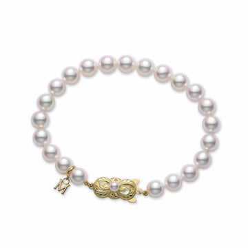 Mikimoto Jewellery - Bracelet Mikimoto 18K Yellow Gold A Akoya Pearl Strand Bracelet