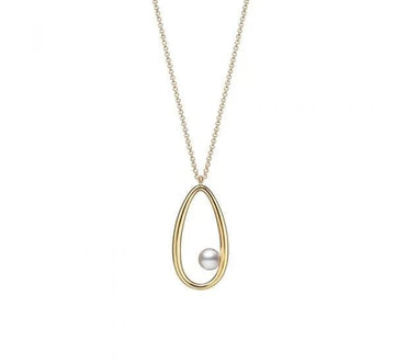 Mikimoto Jewellery - Necklace Mikimoto 18K Yellow Gold Moon Dew Akoya Pearl Necklace