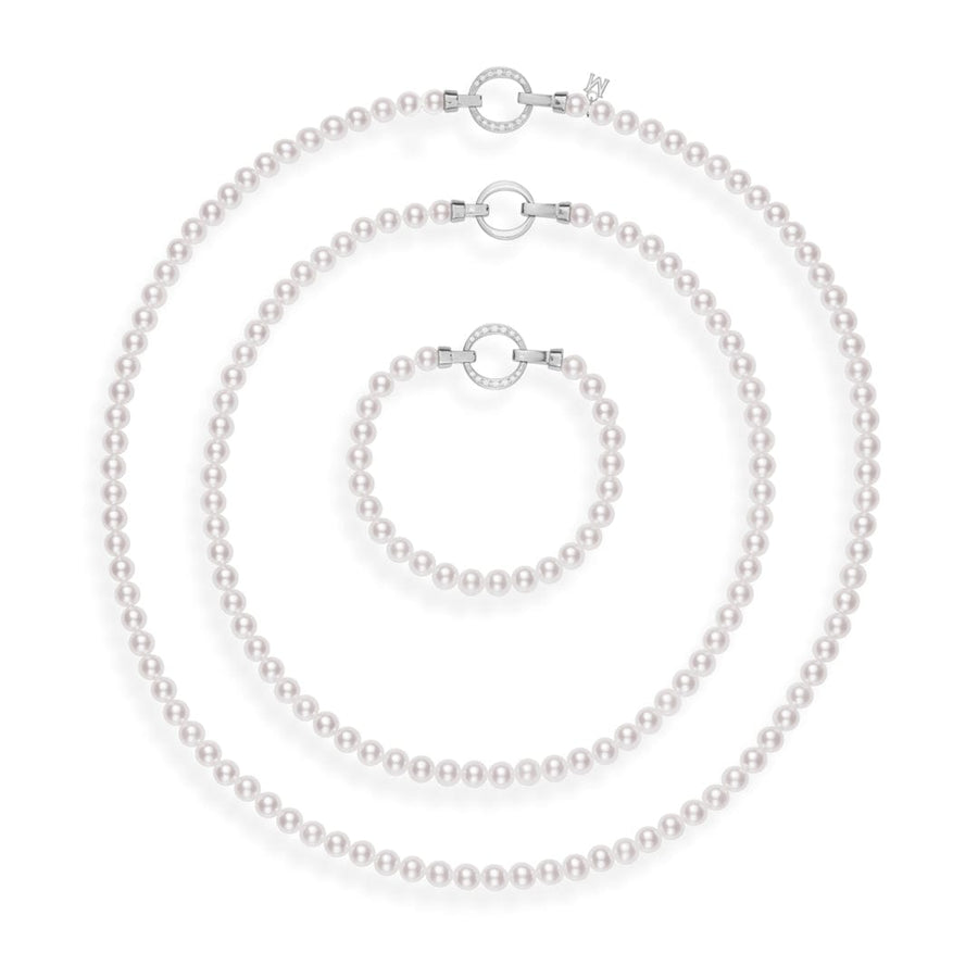 Mikimoto Jewellery - Necklace Mikimoto White Gold and Akoya 5.5mm Pearl "Skipping Rope" Necklace
