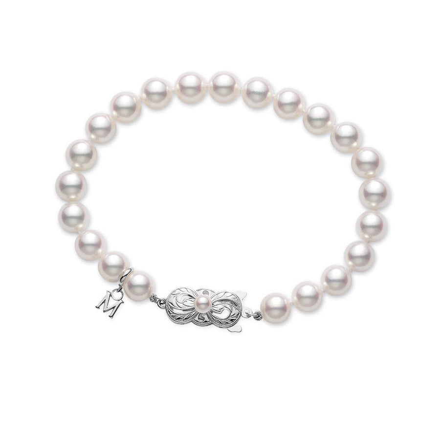 Mikimoto Jewellery - Bracelet Mikimoto White Gold and Akoya Pearl Strand Bracelet