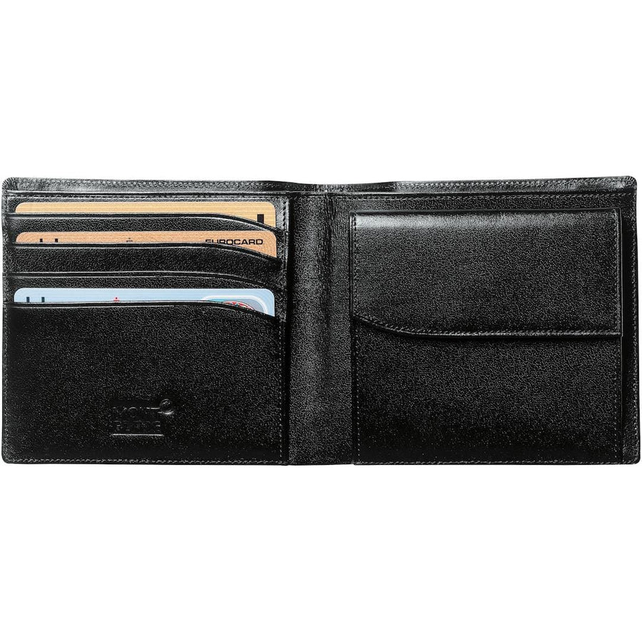 Montblanc Black Leather Meisterstuck 8cc Wallet – Touch of Gold Fine ...