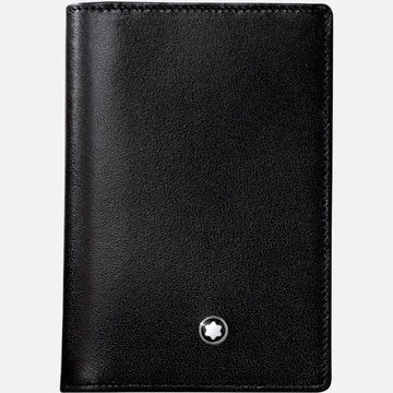 Mont Blanc Accessories - Assorted Montblanc Black Leather Meisterst&uuml;ck Business Card Holder