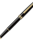 Mont Blanc Accessories - Assorted Montblanc Meisterst&uuml;ck Black Gold-Coated 163 Classique Rollerball Pen