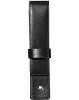 Mont Blanc Accessories - Assorted Montblanc Siena Black Leather Meisterst&uuml;ck 2 Pen Pouch
