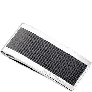 Mont Blanc Accessories - Assorted Montblanc Stainless Steel and Carbon Fiber Inlay Money Clip