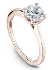 Lazare Kaplan Custom Jewellery - Engagement Ring Noam Carver 14kt Rose Gold Round Solitaire
