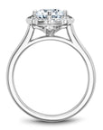 Touch of Gold Diamonds Jewellery - Engagement Ring Noam Carver 14kt White Gold 0.50ct Round NSEW Halo