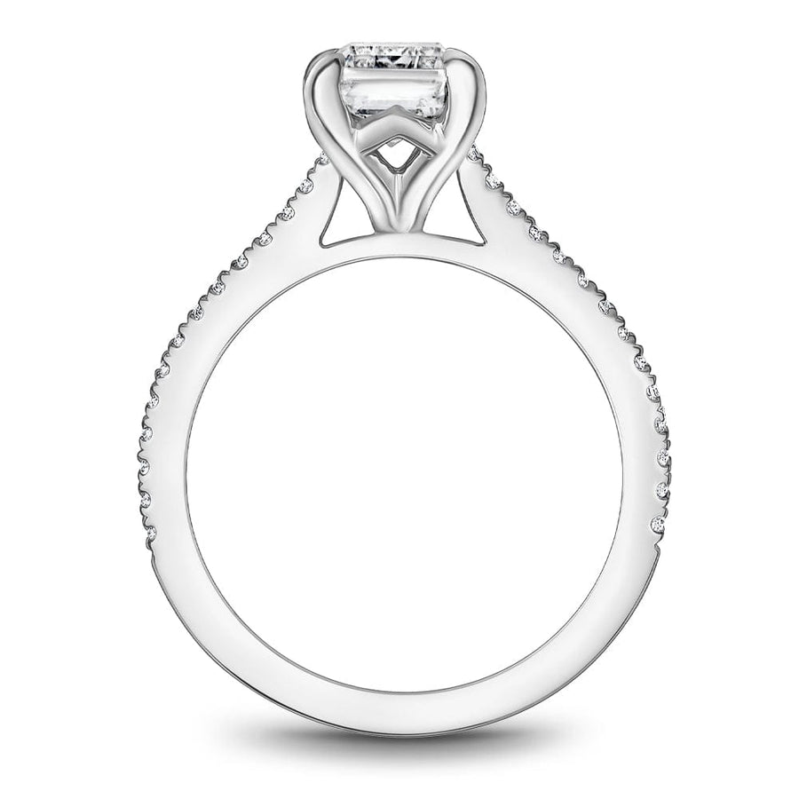Touch of Gold Diamonds Jewellery - Engagement Ring Noam Carver 14kt White Gold 0.80ct Emerald Solitaire