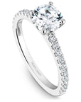 Touch of Gold Diamonds Jewellery - Engagement Ring Noam Carver 14kt White Gold 0.83ct Round Solitaire