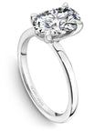 Touch of Gold Diamonds Jewellery - Engagement Ring Noam Carver 14kt White Gold 0.90ct Oval Solitaire