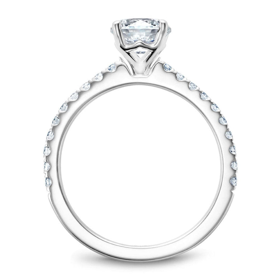 Touch of Gold Diamonds Jewellery - Engagement Ring Noam Carver 14kt White Gold 0.90ct Round Solitaire