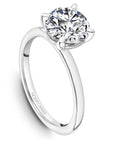 Touch of Gold Diamonds Jewellery - Engagement Ring Noam Carver 14kt White Gold Round 1.00ct Solitaire