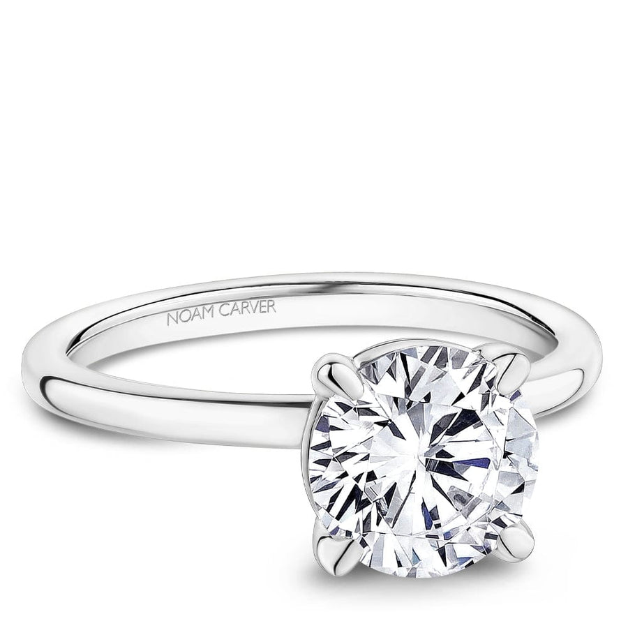 Touch of Gold Diamonds Jewellery - Engagement Ring Noam Carver 14kt White Gold Round Solitaire
