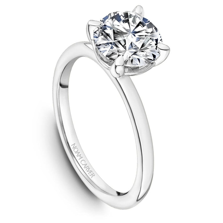 Touch of Gold Diamonds Jewellery - Engagement Ring Noam Carver 14kt White Gold Round Solitaire