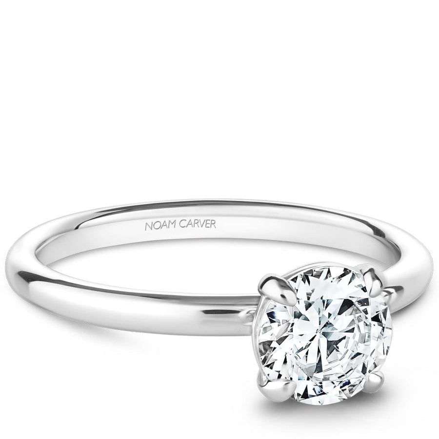 Touch of Gold Diamonds Jewellery - Engagement Ring Noam Carver 14kt White Gold Round Solitaire Ring