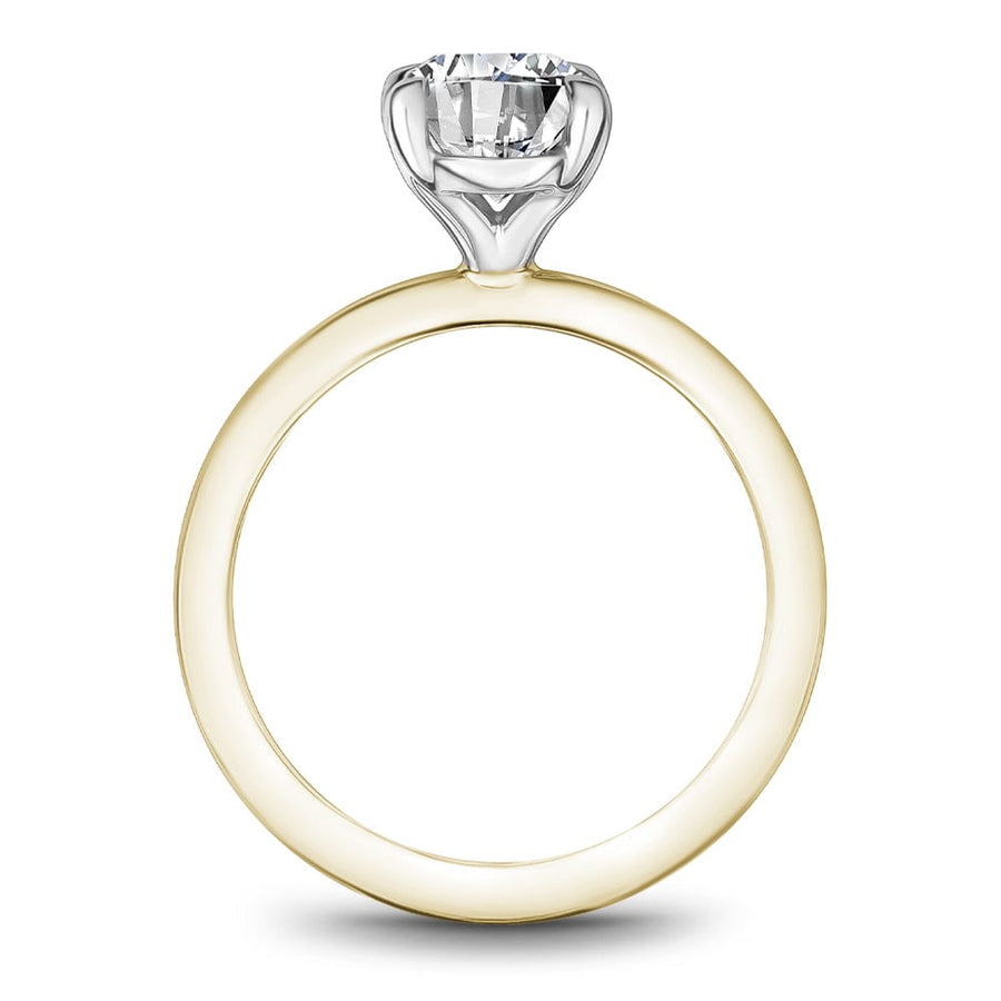 Touch of Gold Diamonds Jewellery - Engagement Ring Noam Carver 14kt Yellow and White Gold Oval 0.80ct Solitaire