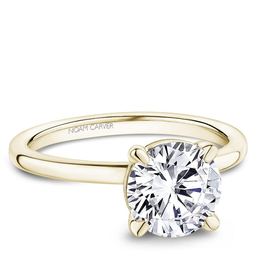 Touch of Gold Diamonds Jewellery - Engagement Ring Noam Carver 14kt Yellow Gold 0.90ct Round Solitaire