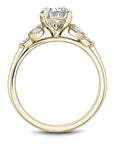 Touch of Gold Diamonds Jewellery - Engagement Ring Noam Carver 14kt Yellow Gold 1.00ct Round Multi-Stone
