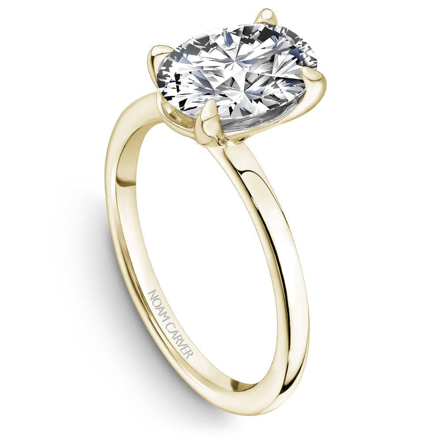 Touch of Gold Diamonds Jewellery - Engagement Ring Noam Carver 14kt Yellow Gold Oval 1.11ct Solitaire