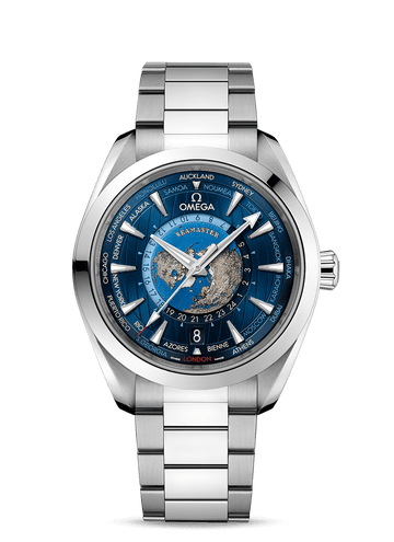Omega Watch OMEGA SEAMASTER AQUA TERRA 150M CO‑AXIAL MASTER CHRONOMETER GMT WORLDTIMER 43 MM