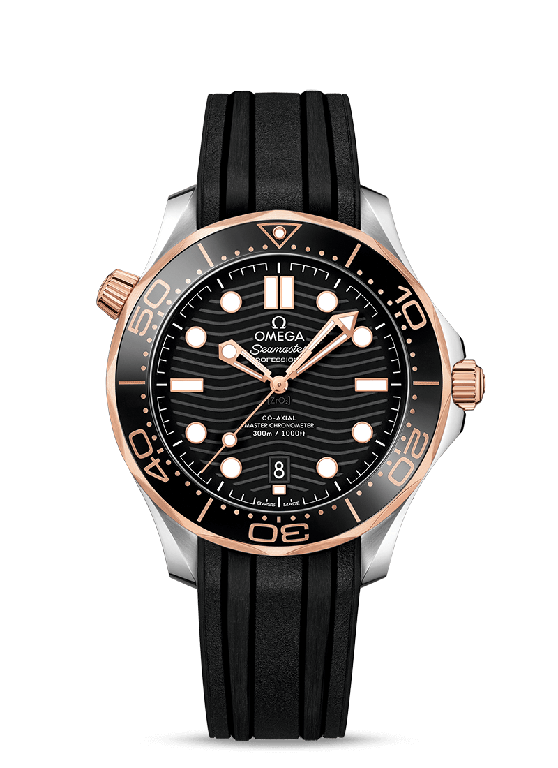 Omega seamaster 300 black discount dial