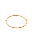 Rich Jewellery Jewellery - Bracelet Rich 14K Yellow Gold Hinged Diamond Cut Bangle