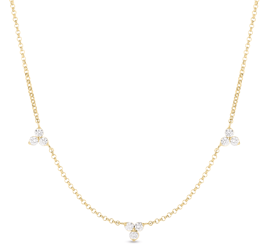 Flower sales station necklace