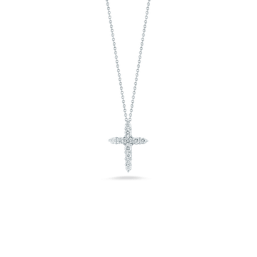 Roberto Coin Inc. Jewellery - Necklace Roberto Coin 18K White Gold Diamond Cross Necklace