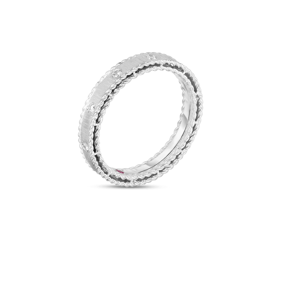 Roberto Coin Inc. Jewellery - Rings Roberto Coin 18K White Gold Diamond Princess Ring
