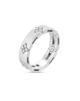 Roberto Coin Inc. Jewellery - Rings Roberto Coin 18K White Gold Love In Verona 5mm Band