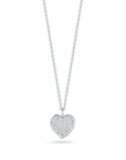 Roberto Coin Inc. Jewellery - Necklace Roberto Coin 18K White Gold Tiny Treasures Diamond Heart Necklace