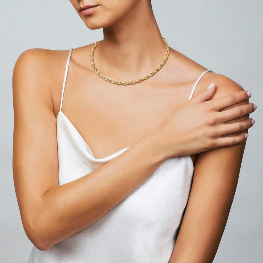 Roberto Coin Inc. Jewellery - Necklace Roberto Coin 18K Yellow Gold Almond Link Chain